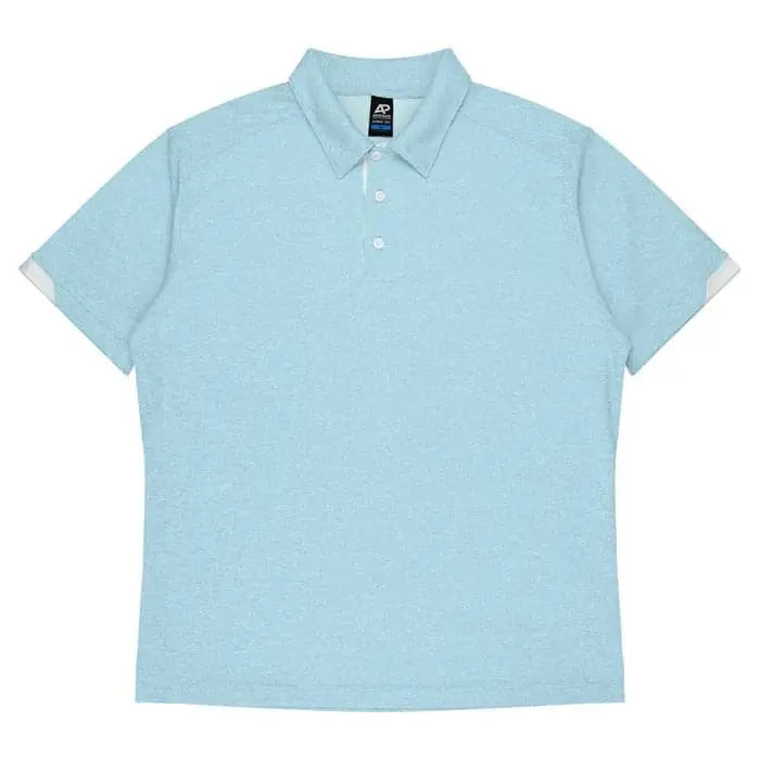 Aussie Pacific Morris Men's Polo Shirt 1317  Aussie Pacific LIGHT BLUE/WHITE S